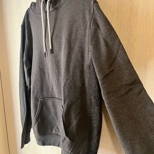 Livergy men's grey hoodie size Large used, fleece interior