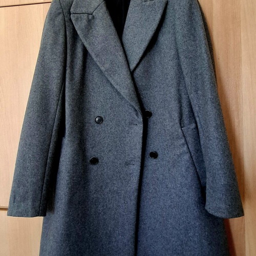 Zara grey coat like new, size S