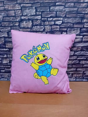 Pokemon pillow with Squirtle design like new