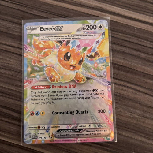 Pokemon Prismatic Eevee Card new