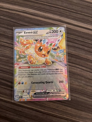Pokemon Prismatic Eevee Card new