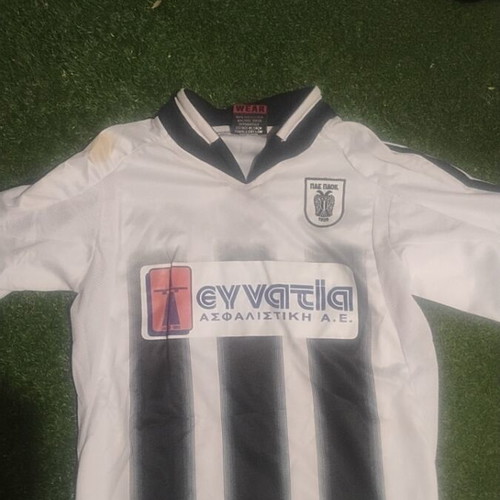 PAOK Kids Jersey used with shoulder stain