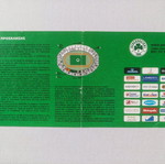 Panathinaikos FC invitation used for 2010 championship award