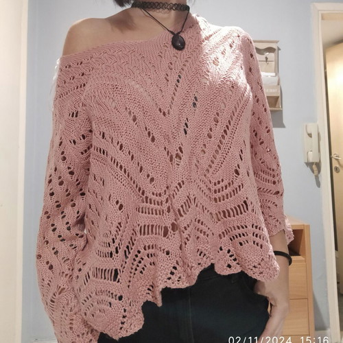 Knitted blouse color sapio apple like new, size S