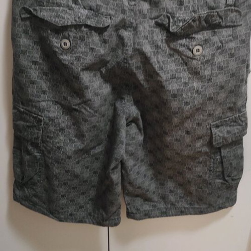 Zakcret cargo shorts no30 like new, black and gray, summer
