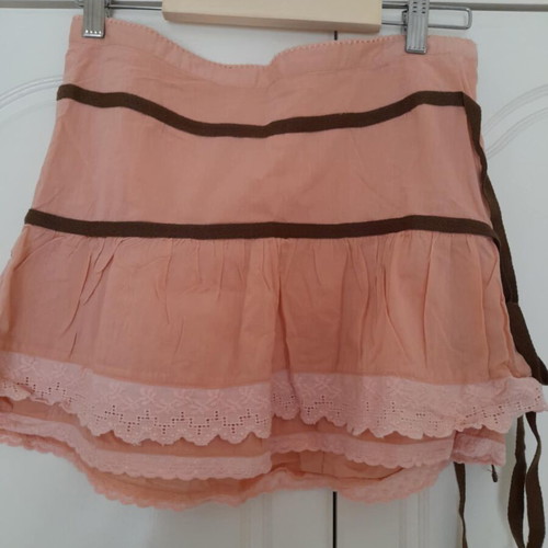 Staff Jeans pink mini skirt like new, XS