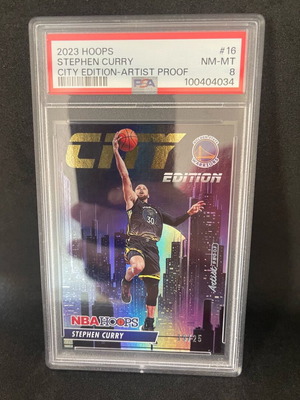 Stephen Curry City Edition Artist Proof Card 2023 like new