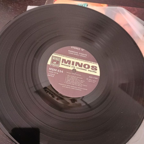 Vinyl record Manolis Lidakis Zise Opws S Aresei new, laiko