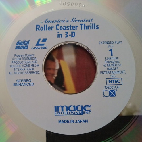 America's Greatest Roller Coaster Thrills vol.1 3-D documentary used