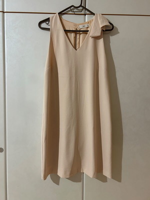 Mango beige A-line dress like new, size M 38 10, length 88cm