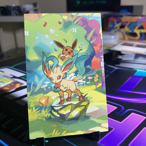 Leafeon Pokemon card like new