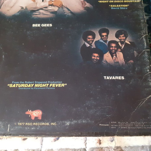 Saturday Night Fever vinyl record used, 1977 soundtrack