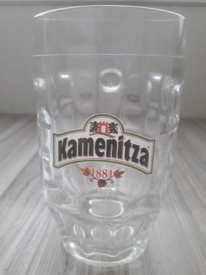 Халба за бира Kamenitza 1881 употребявана, 0.5 л