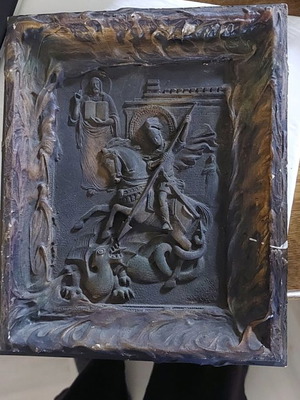 St. George icon in good condition