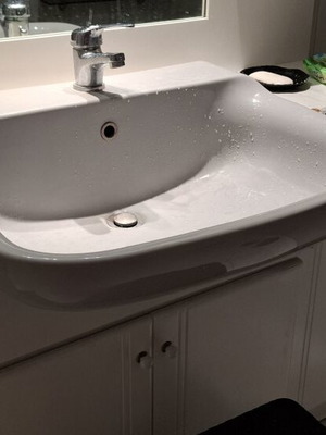 Sink used, gray Ideal Standard