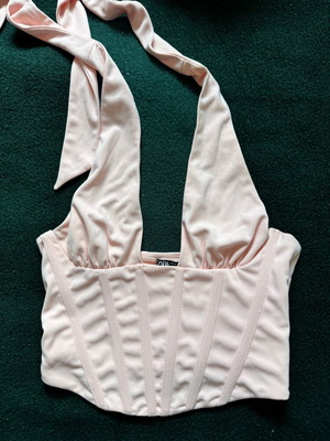 Corset like top Zara ροζ σαν καινούργιο, μέγεθος XS