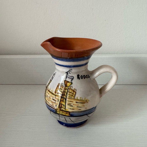 Decorative vase Rhodes ceramic like new
