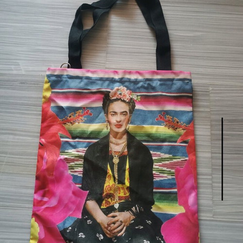 Fabric tote bag new shoulder with zipper