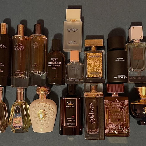 Assorted inspired perfumes collection, used