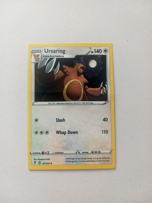 Ursaring Pokemon TCG card 127/203, Swords Amsterdam Shields