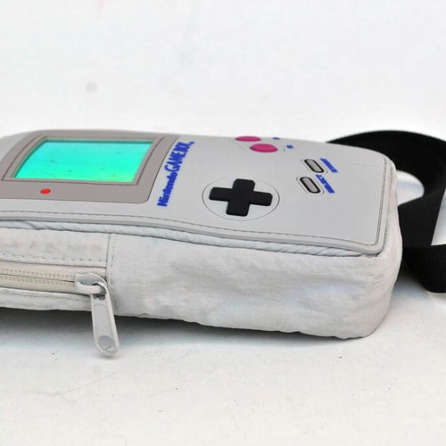 Game Boy Shape Sling Bag used by Zara, gray polyester