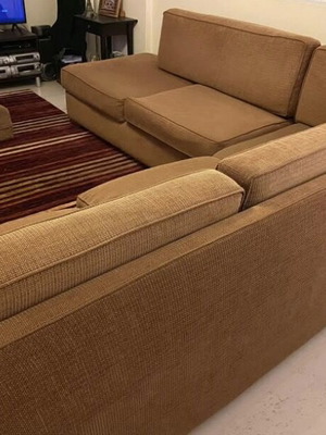 Corner sofa used, dimensions 2.60x2.65 m