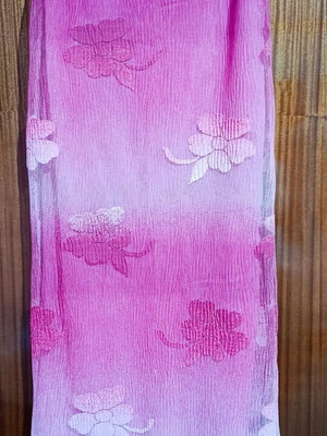 Lynne vintage long skirt S, like new, pink, floral pleated