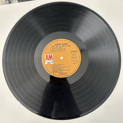 Joan Baez Where Are You Now My Son record like new, rock