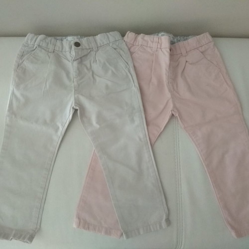 Παντελόνια Zara μεταχειρισμένα No 18-24months, 2 τεμάχια