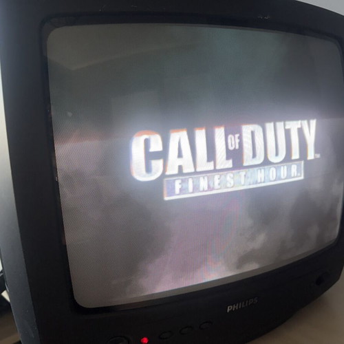 Philips CRT TV used, ideal for retro gaming setup