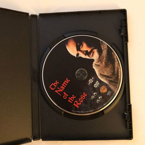 The Name of the Rose DVD used, with subtitles, crime genre