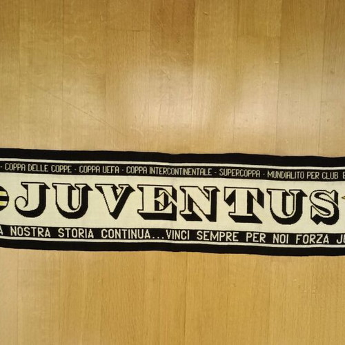 Juventus scarf 80s new, single-sided