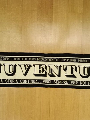 Juventus scarf 80s new, single-sided