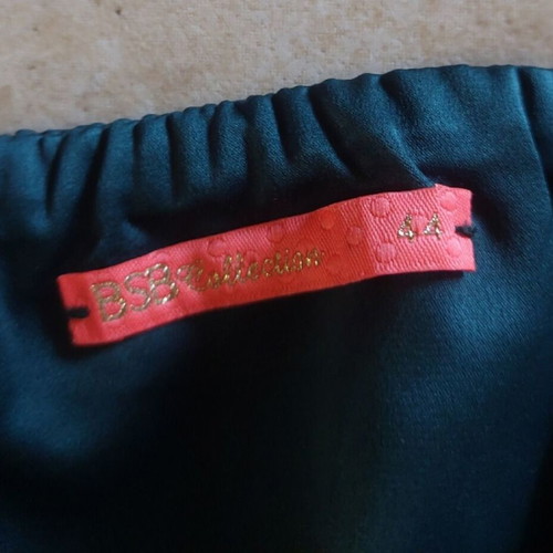 BSB Strapless Satin Top Size 44 Cypress Green Like New