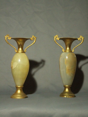 Amphora vases like new, set of 2, height 25cm