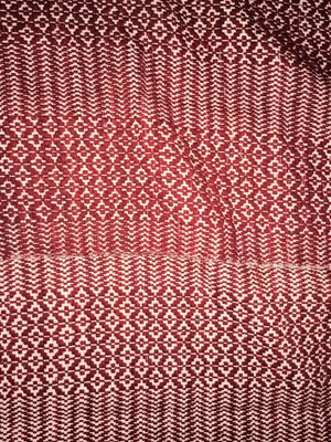 Woolen handmade throw blanket like new 2.10 x 1.45 m