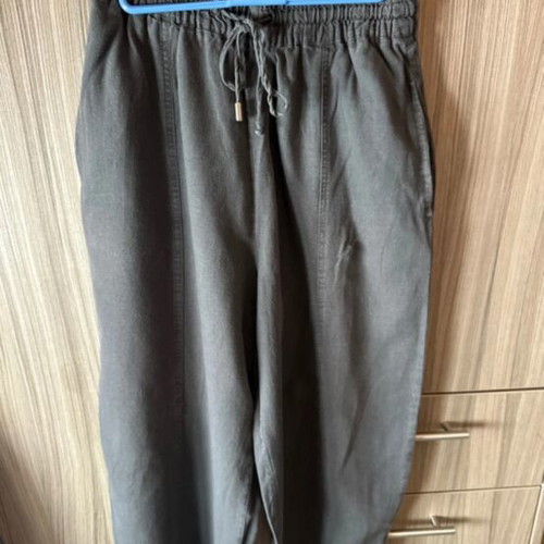 Zara linen pants like new, gray, size S