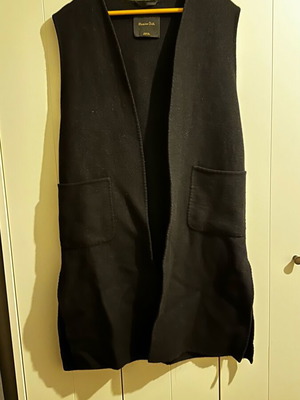 Wool vest used Massimo Dutti black, size L