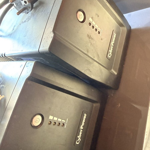 CyberPower UT1500EG UPS 1500VA 900W used, pack of 2 with 4 Schuko sockets