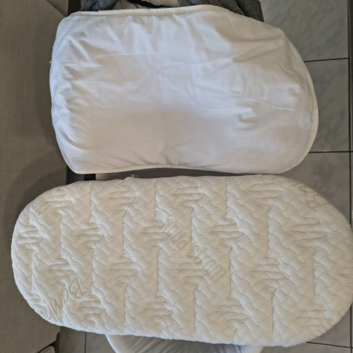 Bexa Ideal New Baby Bassinet with Rolling Base and 100% Latex Mattress, Foxy Grey In9