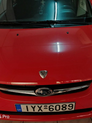 Subaru Justy μεταχειρισμένο 2009, 137000 χλμ, 1000 cc, αέριο, κόκκινο