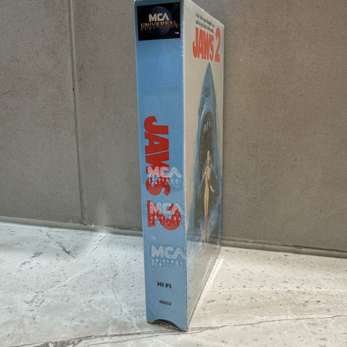 Jaws 2 VHS new, thriller, English without subtitles