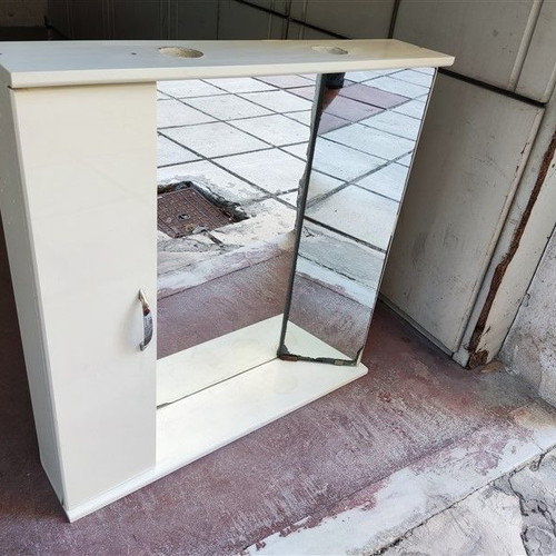 Bathroom cabinet with mirror used 75x16x76 height