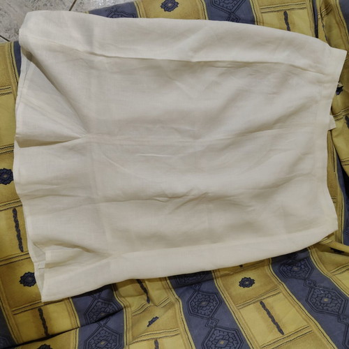 Linen women's skirt like new, white, size M 38 10