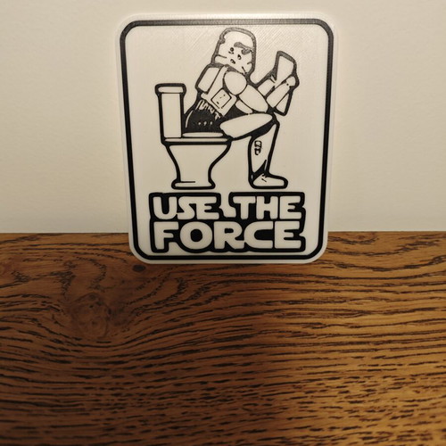Star Wars bathroom door sign like new