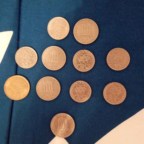Greek drachma coins new
