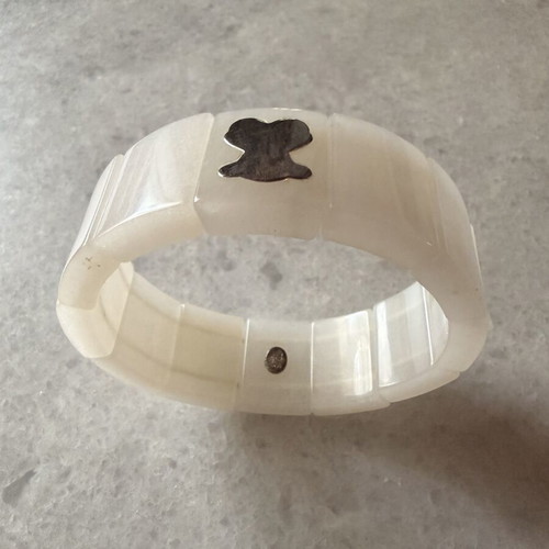 Tous bracelet with 925 silver elements and synthetic resin, like new