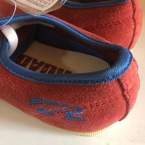 Road sports shoes used, size 37, red-blue