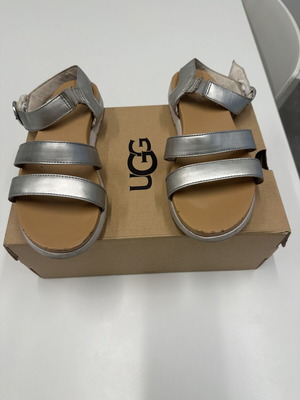 Ugg Australia sandals size 37 silver like new