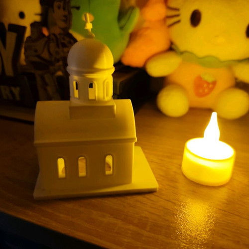 3D Printed Decorative LED Church Lamp New